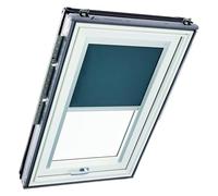 Roto Estor Opaco Original ZRV, oscurecimiento Casi Completo, riel de guía Plateado, Serie Designo R6/R8, i8 y Classic 64/84, tamaño 114/098, 11/09, Color Gris Oscuro