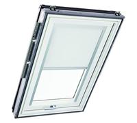 Roto - Estor Opaco para Ventanas de Techo Roto (Casi Total, riel guía de oscurecimiento para Ventanas de Techo Roto Designo R6/R8, i8 y Classic 64/84, con tamaño 114/160, Color Blanco