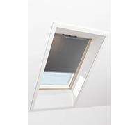 Roto Exclusiv ZRE - Estor Enrollable para Ventana de Techo Roto (guía de Uso Manual, para Ventanas de Techo Roto Serie Q, tamaño 078/140, 07/14, Color Gris Oscuro