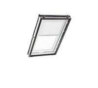 Roto Exclusiv ZRE - Estor para claraboya Roto - Riel de guía Blanco - Manejo Manual - Estor de luz Diurna para Series Designo R4/R7 y Classic 43/73 - Tamaño 074/118 | 07/11 - Color Blanco