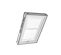 Roto Exclusiv ZRE - Estor para claraboya Roto - Riel de guía Blanco - Manejo Manual - Estor de luz Diurna para Series Designo R6/R8 i8 y Classic 64/84 - Tamaño 114/078 | 11/07 - Color Blanco