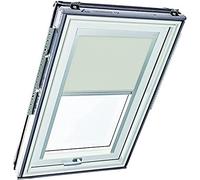 Roto Exclusiv ZRE - Estor para Ventana de Techo Roto (riel guía para Ventana de Techo Roto, Serie Designo R6/R8, i8 y Classic 64/84, tamaño 094/160, 09/16, Color Gris Claro