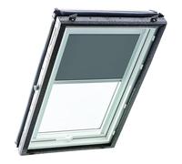 Roto Exclusiv ZRE - Estor para Ventanas de tejado Roto (riel de guía, Color Gris Oscuro)