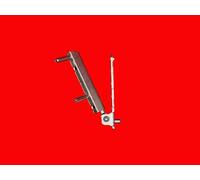 ROTO Reparación de rodamiento de esquina y cinta de esquina para ventanas de plástico para la serie NX con distancia entre espárragos de 54mm, plata K 6/130 263858 + 787208