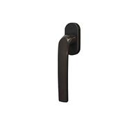 Roto TS10708 - Mango Samba original con logotipo, longitud del pasador 43 mm, negro/marrón, 14,5 x 2,8 x 5,6 mm