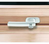 Roto TS2007792 - Tirador ASB para ventanas de techo R6R8 (madera con cerradura), color blanco