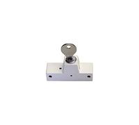 Roto TS2694 - Cerradura giratoria con cilindro NT/Centro, color blanco, 6,3 x 2 x 3