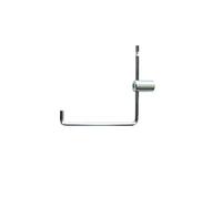 Roto TS6514 Herramienta de ajuste original hexagonal 4 mm tuerca para pasadores de bloqueo en V, plata