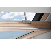 Roto TS736972 Motor Original Designo de 25 cm Oculto Superior 24 V para Ventanas de Techo de Madera R6, Plata