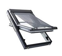 Roto ZAR Estor Exterior Original con protección Solar y protección contra el Calor, Totalmente Funcional, Longitud Ajustable para Ventanas Roto de la Serie Classic 6 x 84 con tamaño 054/xxx