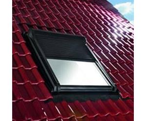 Roto ZRO - Persiana enrollable manual con manivela, color antracita metálico, doble pared, para ventanas de techo serie Designo R6/R8 con tamaño 065/098 | 06/09