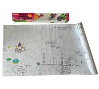 Rotolo adesivo da colorare XXL. Fantasia (Libri attività)