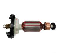 Rotor de amoladora angular para Bosch 6-100, dientes rectos, núcleo de cobre con 2 cepillos de carbono, pieza de repuesto compatible