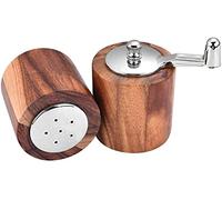 Rotor de cerámica Manivela manual Ajuste manual Molinillo de pimienta gruesa Molinillo de sal y pimienta Herramienta de cocina Molinillo de sal gris claro Molinillo de pimienta Sal Molino de sal Molinillos de sal y pimienta