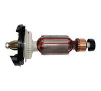 Rotor de cobre resistente para amoladora angular de 6 a 100 grados, incluye cepillos de carbono adicionales, configuración de dientes rectos que garantiza una conductividad eficiente y un