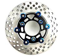 Rotor de disco de pinza Disco De Freno Flotante Para Motocicleta Y Scooter 200 Mm X 70 Compatible Con Honda, Apto Para DIO, Para Yamaha Para Aerox(200mm black)