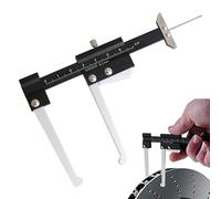 Rotor de disco micrómetro - Medidor de espesor rápido y preciso - Medidor manual de discos de freno | Reparación de automóviles, mantenimiento de vehículos, taller, garaje, bricolaje, pruebas de
