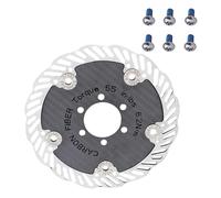 Rotor De Disco Para Bicicleta - Freno Flotante De Fibra ?e Carbono, Ultraligero | Carretera ?e Montaña D?e 140 Mm Y 160 Mm | Seis Pasadores D?e Bloqueo Centrelock Dé Acero Inoxidable, Accesorio ?é Cic