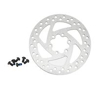 Rotor de freno de disco de 140 mm, rotores de bicicleta de acero inoxidable cubos roscados de disco de freno Rotor Adaptador de brida con 6 pernos para bicicleta de carretera de