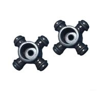 Rotor de repuesto para aspiradora Dreame H20/H30 con motor de cepillo, paquete de 2 portadores de núcleo de eje con extremos de rodamiento para transferencia de par antideslizante y ajuste directo