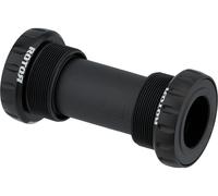 Rotor Eje de pedalier de acero BB1 BSA Road negro