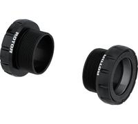 Rotor Eje de pedalier de acero BSA 30 negro