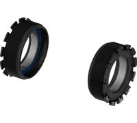 Rotor Eje de pedalier de acero T47 30 mm Internal negro