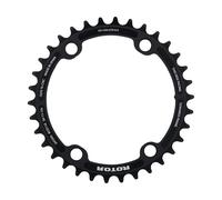 Rotor Plato Road, 4 brazos, noQ, círculo de agujeros de 110 mm 11/12 vel. negro