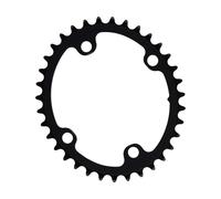 Rotor Plato SRAM Force AXS 2X, 4 brazos, Q-Ring, círculo agujeros de107 mm negro