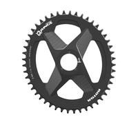 Rotor Q-RINGS 1-velocidad Universal Tooth Direct Mount Placa de cadena negro