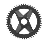 Rotor ROUND-RING 1X DM, Diente universal, negro negro
