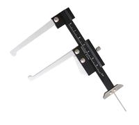 Rotor Thickness - Manual Brake Disc Gauge, Precision Metric Measuring Tool, 0-60mm Scale Ruler, Quick Accurate Depth Measurement, Sturdy Automotive Equipment | Vehicle Brake Tread Inspection