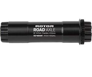 Rotor Unisex - Adulto ALDHU Eje Road Estándar para 43,5 mm línea de Cadena Kurbelarme, Negro, 30 mm