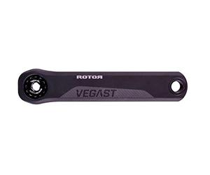 Rotor Unisex - Adulto VEGAST Manivela brazo 172,5 mm para manivela de 30 mm eje negro 172 mm