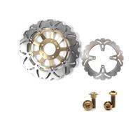 Rotores Disco de Freno Delantero Trasero para Suzuki GS400 1989 / GSF Bw/it 400 1989-1996 / GS500E 1989-2003 / GS500F 2004-2007 con Pernos de montaje Accesorios para motocicletas Piezas