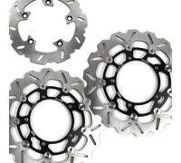 Rotores Discos de Freno Delantero Trasero para Suzuki GSF 650 BANDIT 2007-2012 Accesorios de Motocicletas GSF650 BANDIT650 GSX650F ABS GSF 1200 1250 Negro 2008 2009 2010 2011