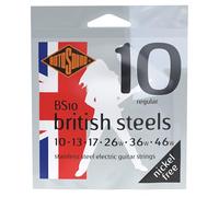 Rotosound BS British Steels Juego de Guitarra Eléctrica de Acero Inoxidable Regular 10-46 BS10