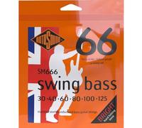 Rotosound Cuerdas para bajo eléctrico SWING 66 STAINLESS SETS 6-Cuerdas SM666 Acero inoxidable Hybrid 30-125