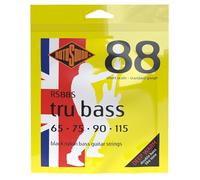 Cuerdas Rotosound para Bajo Eléctrico TRU BASS NYLON FLATWOUND 4-cuerdas RS88S NYLON FW SHORT SCALE Standard 65-115
