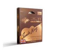 Rotosound Jumbo King cuerdas para guitarra acústica 11-52 pack de 3 JK11-3 | Juego de 6 cuerdas de 92/8 Phosphor Bronze, Light .011" a .052", pack de 3, Made in UK.