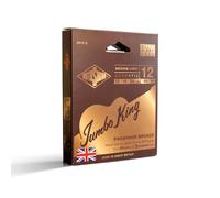 Rotosound Jumbo King cuerdas para guitarra acústica 12-54 pack de 3 JK12-3 | Juego de 6 cuerdas de 92/8 Phosphor Bronze, Medium Light .012" a .054", pack de 3, Made in UK.