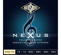 Rotosound NXA10 - Juego de cuerdas para guitarra acústica de fósforo/bronce, 10 14 20