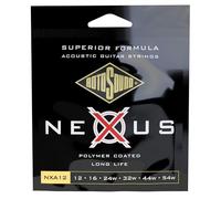 Rotosound NXA12 - Juego de cuerdas para guitarra acústica de fósforo/bronce, 12 16 24 32 44 54