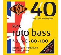 Rotosound RB Roto Bass nickelé jeu de 4 cordes nickel moyen 40-100 RB40