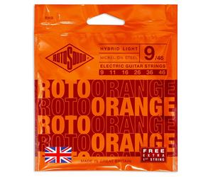 Rotosound RH9 Roto Orange Hybrid Nickel Guitar Strings 09-46