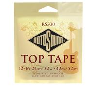 Rotosound RS200 Jazz Monel - Juego de cuerdas para guitarra, entorchado plano, 12-52