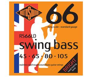 Rotosound RS66LD Stainless Steel Bass Guitar Strings 45-105