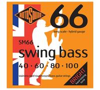 Rotosound Swing Bass SM66 Stainless Steel Bass Guitar Strings 40-100