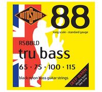 Rotosound Tru Bass 88 Black Coated Retro Bass Guitar Strings 65-115