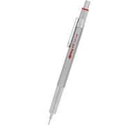 Rotring 1852321 600 - Portaminas (0,5 mm, carcasa de metal, hexagonal clásico), color plateado